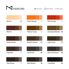 M Cosmetic liquid pigment during professional microblading session, Beautiful Brown shade.
