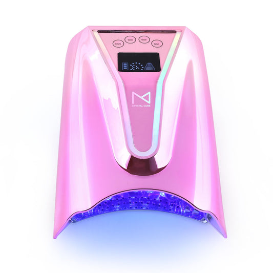M Crystal Cure 128W UV Nail Lamp front view, designed for quick gel curing.