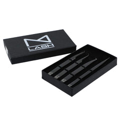 M LASH Tweezers easy-to-disinfect metal for hygienic use between clients.