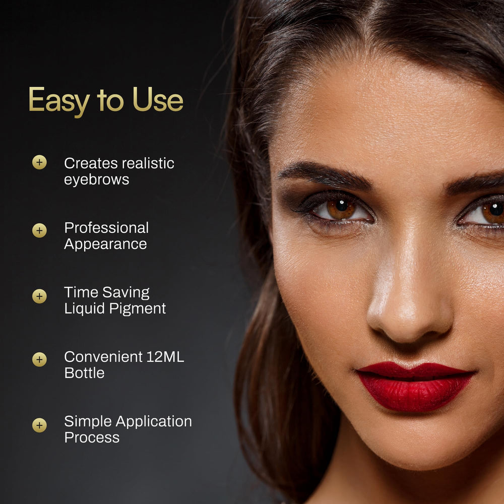 M microblading ink jet black shade for strong contrast