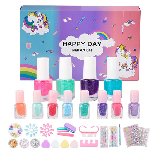 M&U MAKE YOU UP glitter polishes collection showcases bright colors for playful nail art.