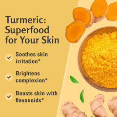 M3 Naturals hands and feet exfoliation with turmeric scrub for softer skin