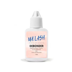 MA LASH debonder liquid bottle shown for precise removal of lash extensions