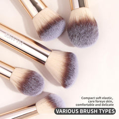 MAANGE thirteen brush types cover foundation, powder, concealer, blush, and more