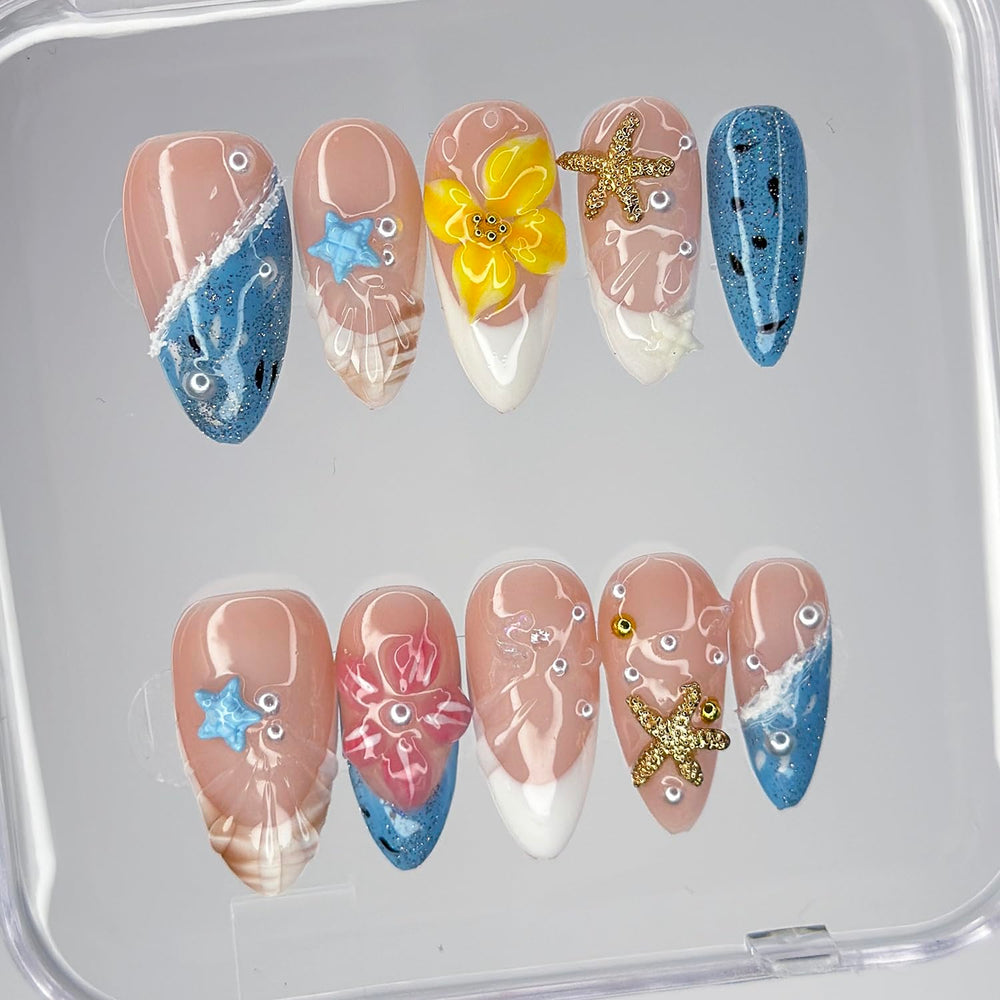 MABKJLF kit contents with 10 nails and jelly glue