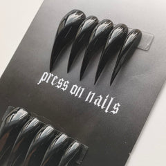 MABKJLF luxury press-on nails with medium almond curved edge for salon-at-home elegance