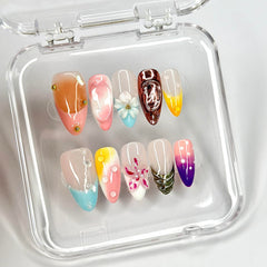 MABKJLF reusable ABS material nails for multiple wears