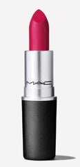 MAC Amplified Creme Lipstick 135 Lovers Only swatch with bold color and creamy glide.