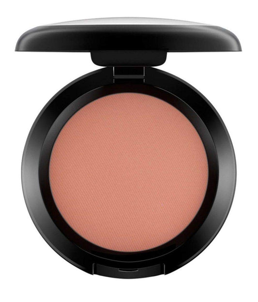 MAC Coppertone blush powder compact showing warm color payoff for cheeks