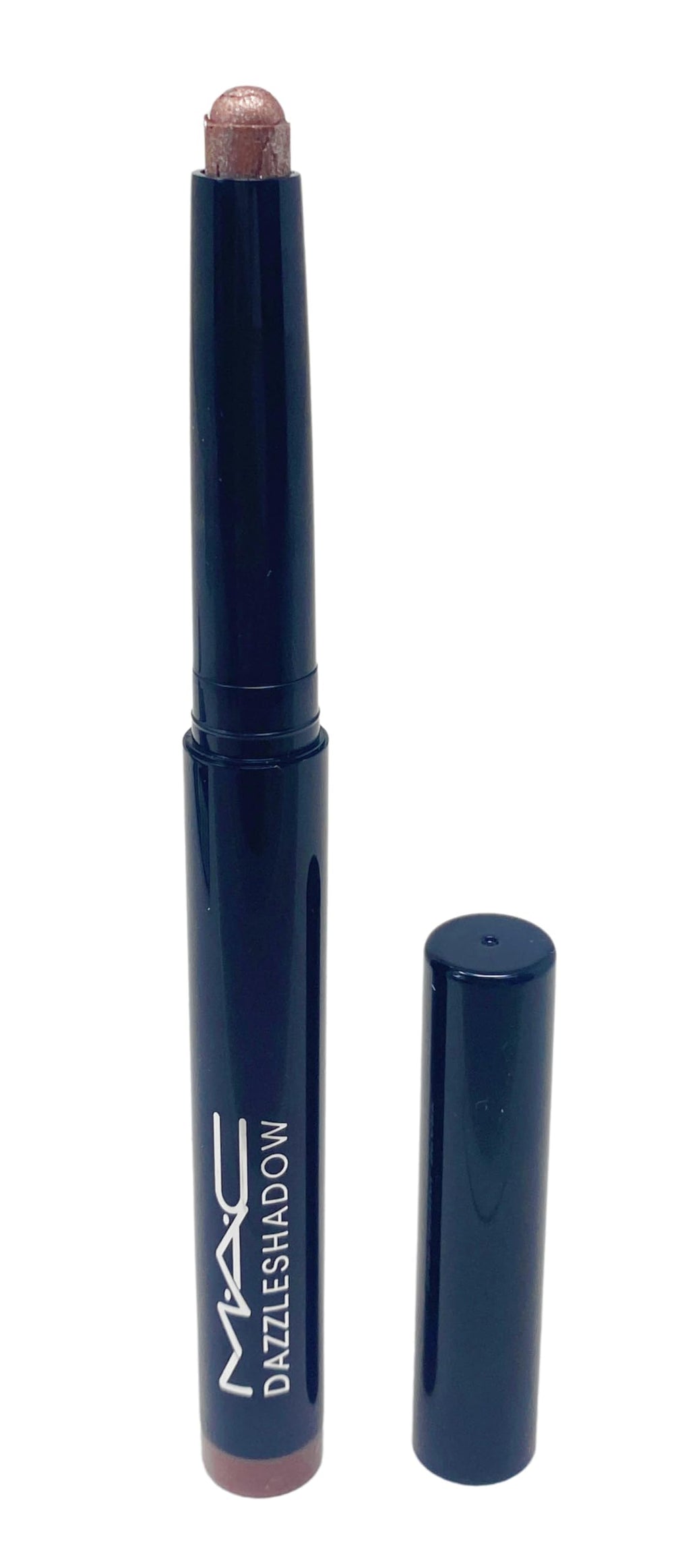 MAC Dazzleshadow Subliminal Spark on lid for long-lasting metallic definition.