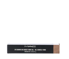 MAC Eye Brows Big Boost Fibre Gel Strut for defining strokes and lasting color.