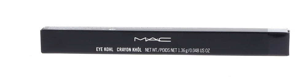 MAC Eye Kohl Smolder swatch reveals rich color and smooth finish.