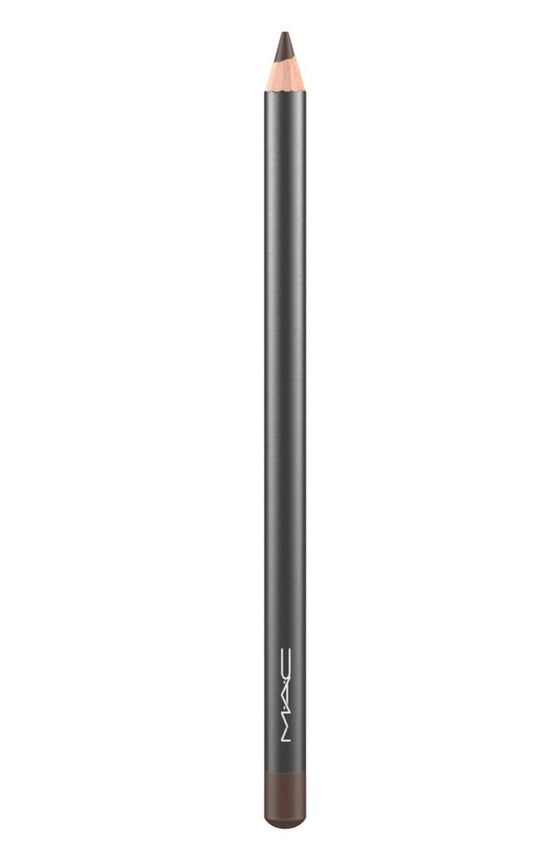 MAC Eye Pencil Coffee close-up highlights creamy texture for precise smooth lines.