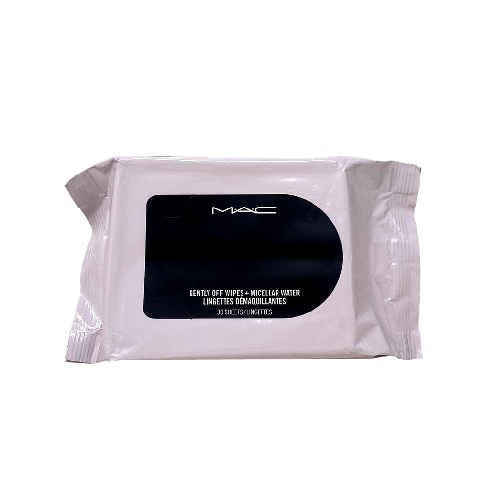 MAC Gently Off Wipes and Micellar Water Mini for quick makeup removal and gentle hydration.