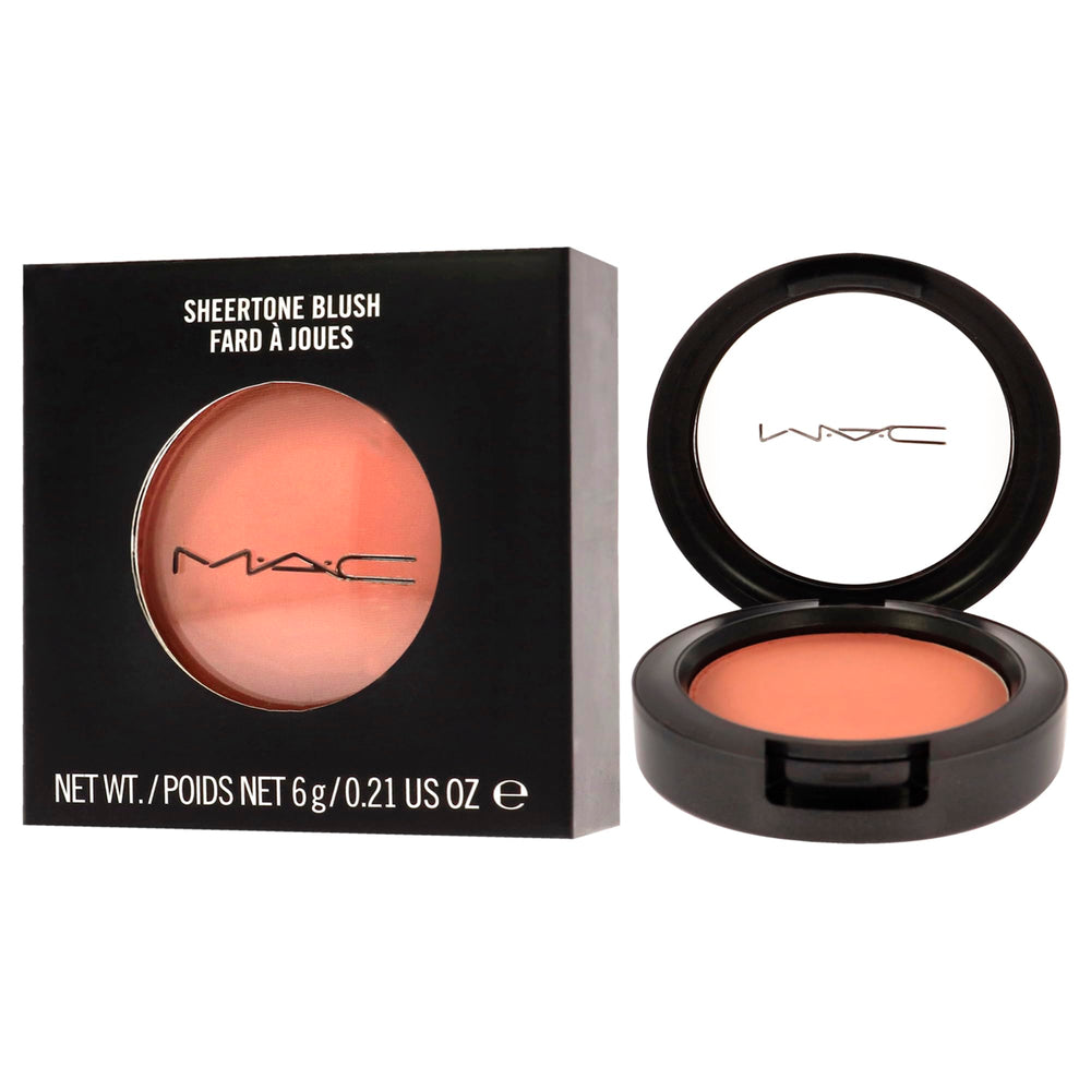 MAC Gingerly packaging shows dermatologist-tested design and color integrity