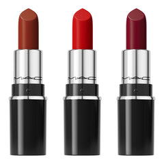 MAC Holiday Gold Packaging — gift-ready presentation for the trio.