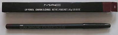 MAC Lip Pencil Plum provides precise lip lining for long-lasting color.