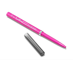 MAC Lipglazer Glossy Liner Candy Yum-Yum creates precise lip outlines for defined looks.