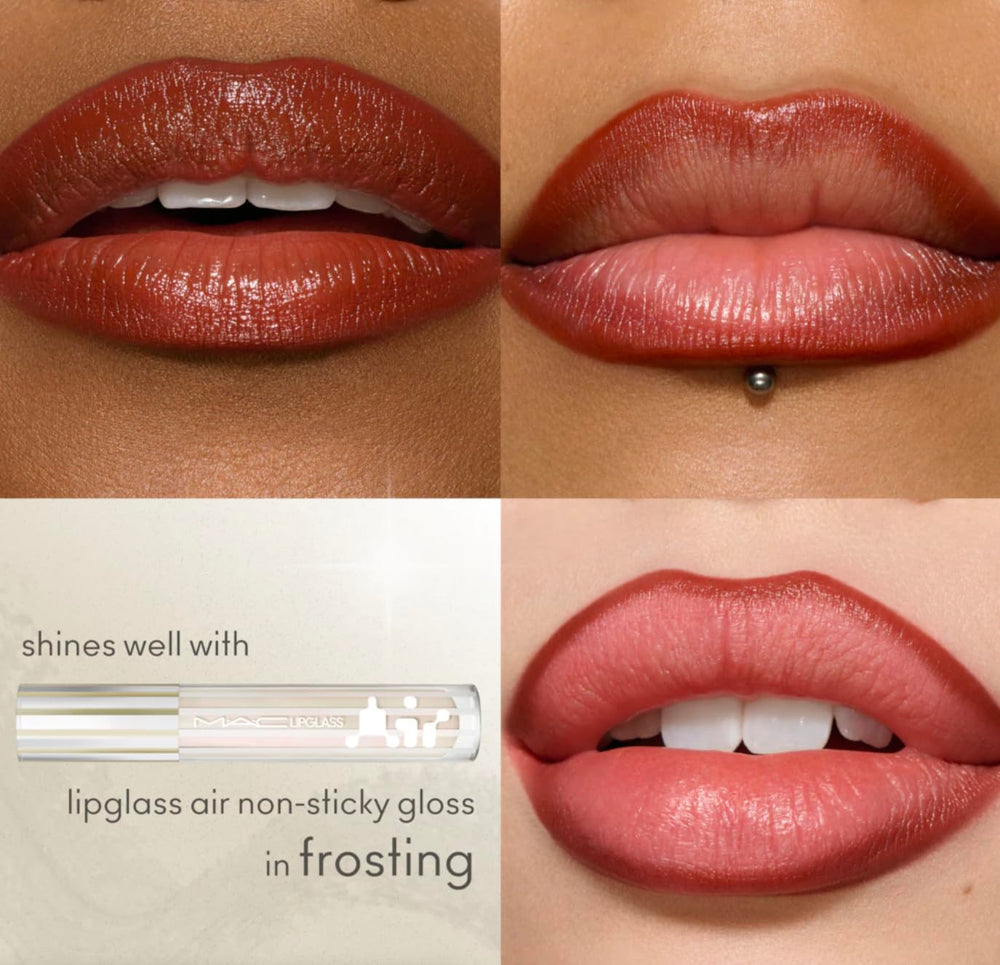 MAC Lipglazer Marrakesh packaging pictured for easy travel touch-ups.