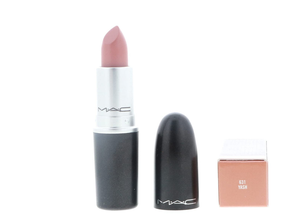 MAC Lipstick Yash on lips delivers a natural nude result for daily elegance