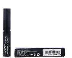 MAC Liquidlast Liner Point Black swatches reveal rich pigment and intensity.