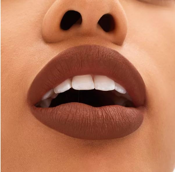 MAC Locked Kiss 24HR Lipstick 65 Posh worn for all-day lip color