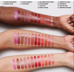 MAC Lustreglass mini Immortal Coral adds neutral to vibrant tones