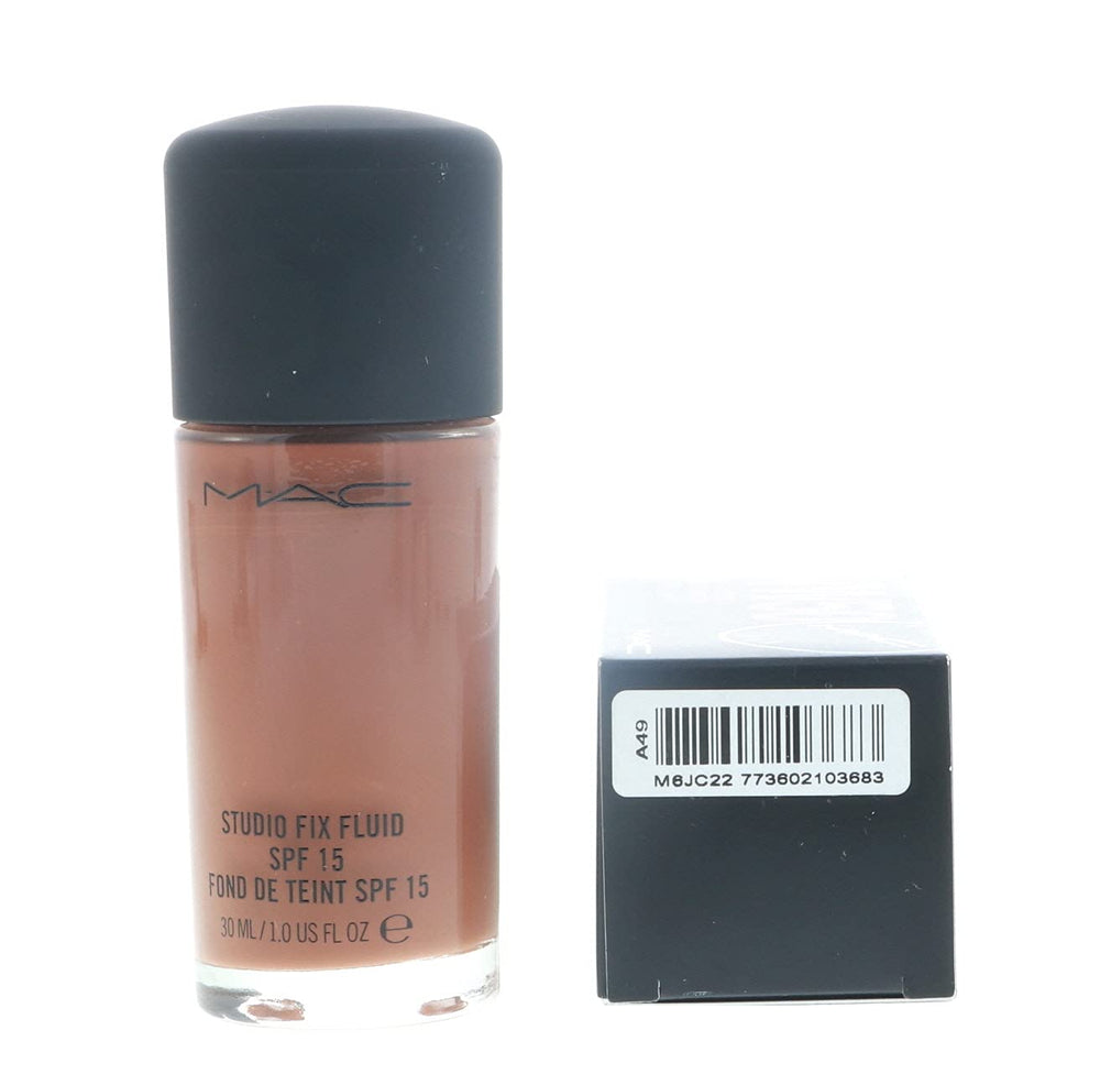 MAC Studio Fix Fluid Foundation NW50 on hand for even skin-tone blending and oil-free texture.