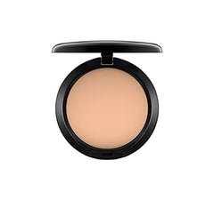 MAC Studio Fix Powder Plus Foundation NW33 compact delivers matte coverage and oil control.