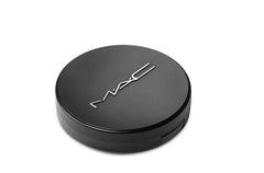 MAC Studio Fix Powder Plus Foundation wet-application swatch shows fuller coverage