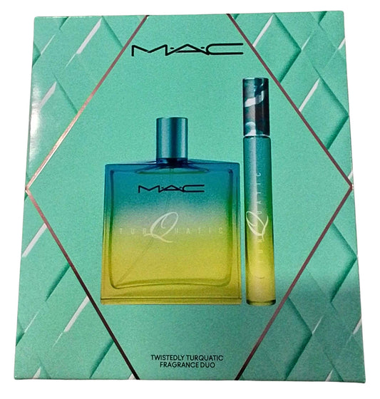MAC Twistedly Turquatic duo full-size bottle for everyday ocean freshness