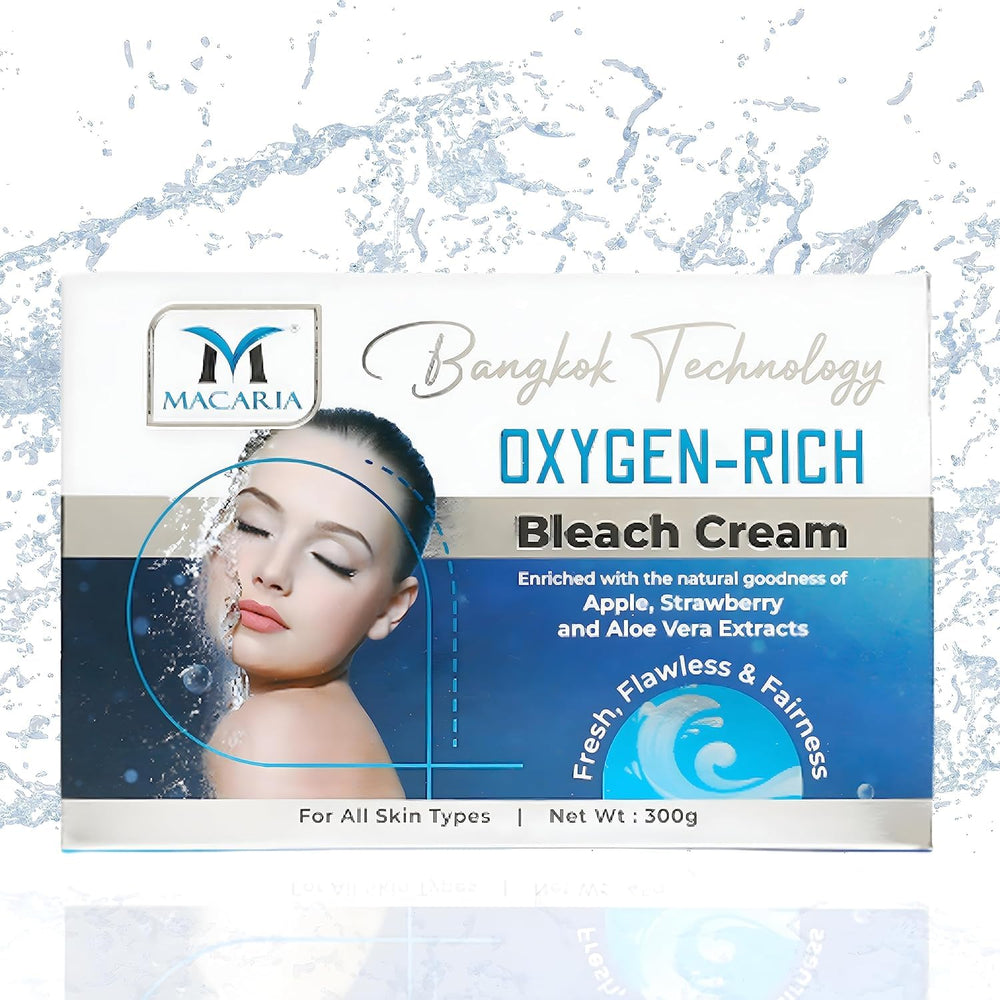 Macaria Bleach Cream for Face: brightens skin tone and reduces dark spots.