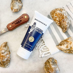 MacKenzie's Fisherman Hand Scrub at a chef station for quick clean.