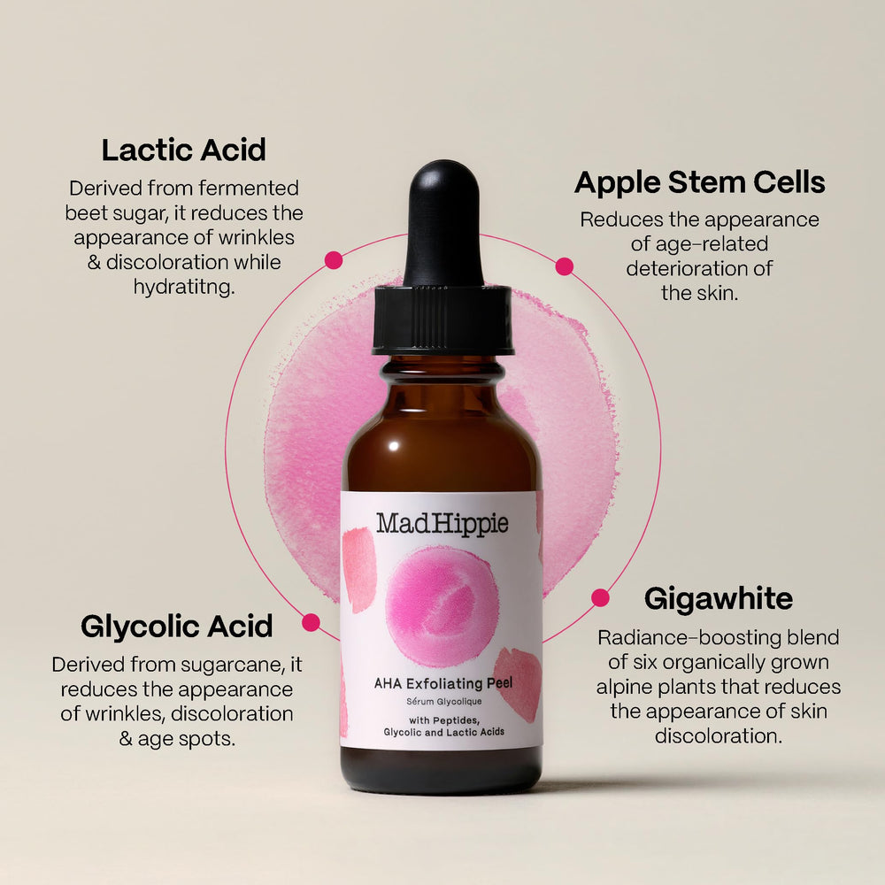 Mad Hippie Matrixyl Synthe6 peptides promoting smoother-looking skin