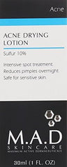 M.A.D Skincare Acne Drying Lotion gel-cream texture with quick absorption
