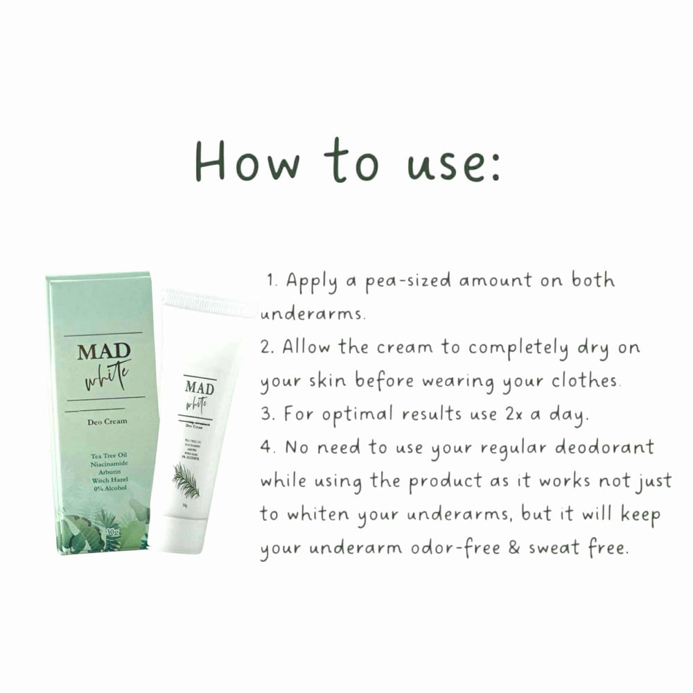 MAD WHITE travel-size 30g for on-the-go use