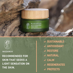 MADAMUA Detox Antioxidant Moisturizer with olive oil nourishes without heaviness