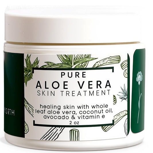 Made from Earth Pure Aloe Vera bottle pour for easy application and calming sensation.