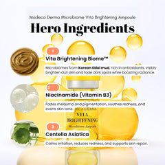 Madeca Derma Hyaluronic Acid Solution bottle delivering a hydrating boost.
