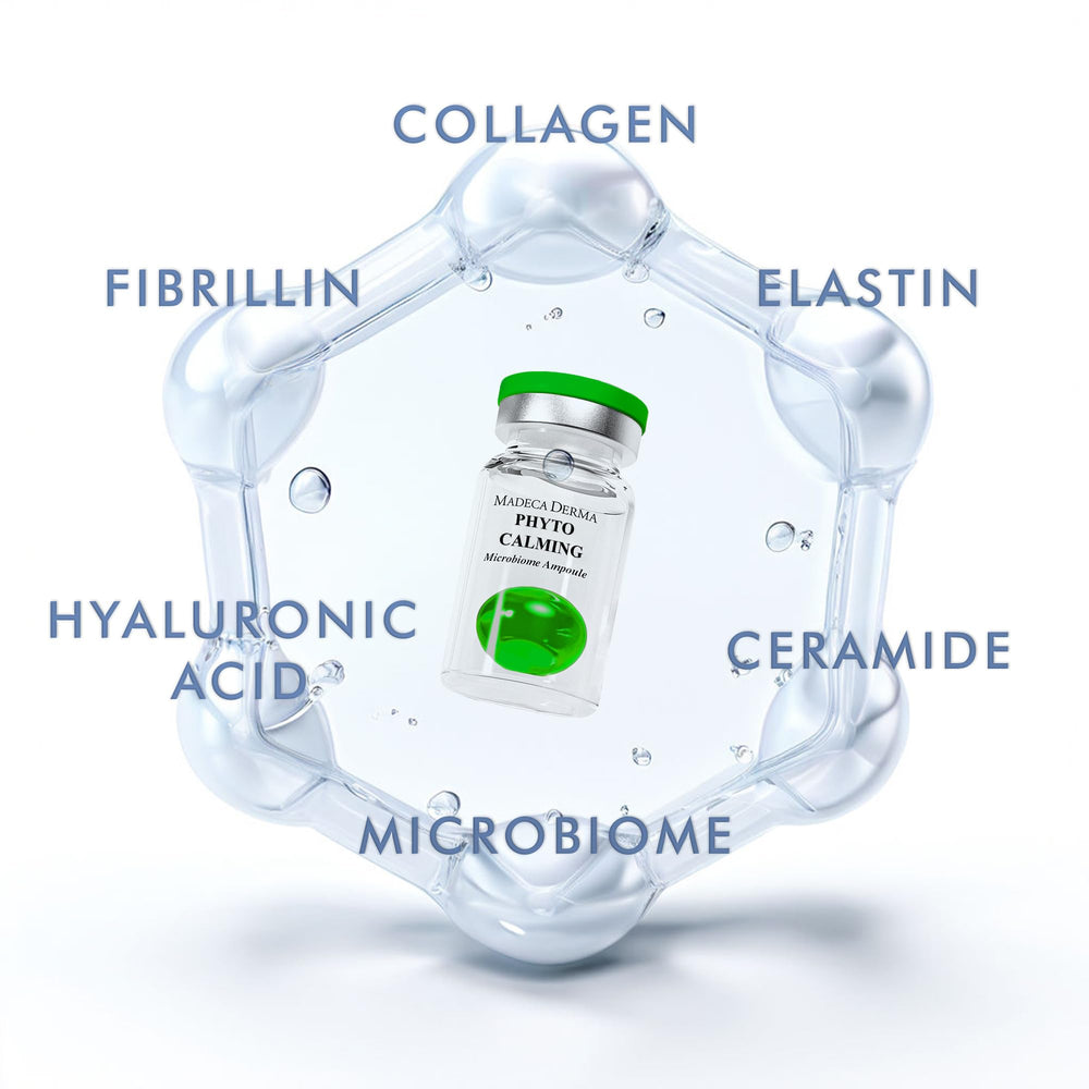 Madeca Derma Phyto-Calming ampoules side view for daily soothing.