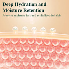 Hyaluronic acid detail highlighting deep hydration in Madeca DERMA