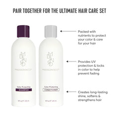 Madison Reed Color Protecting Conditioner label closeup emphasizes keratin and quinoa ingredients
