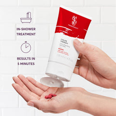 Madison Reed Color Therapy Rubino applied in the shower for quick color refresh.