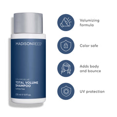 Madison Reed Colorsolve lather close-up showing color-safe cleansing