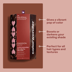 Cleansing wipe included for quick prep and cleanup after coloring