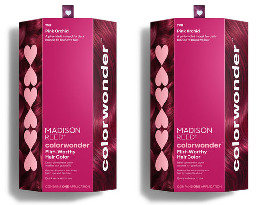 Madison Reed Colorwonder Pink Orchid packaging for at-home color application.