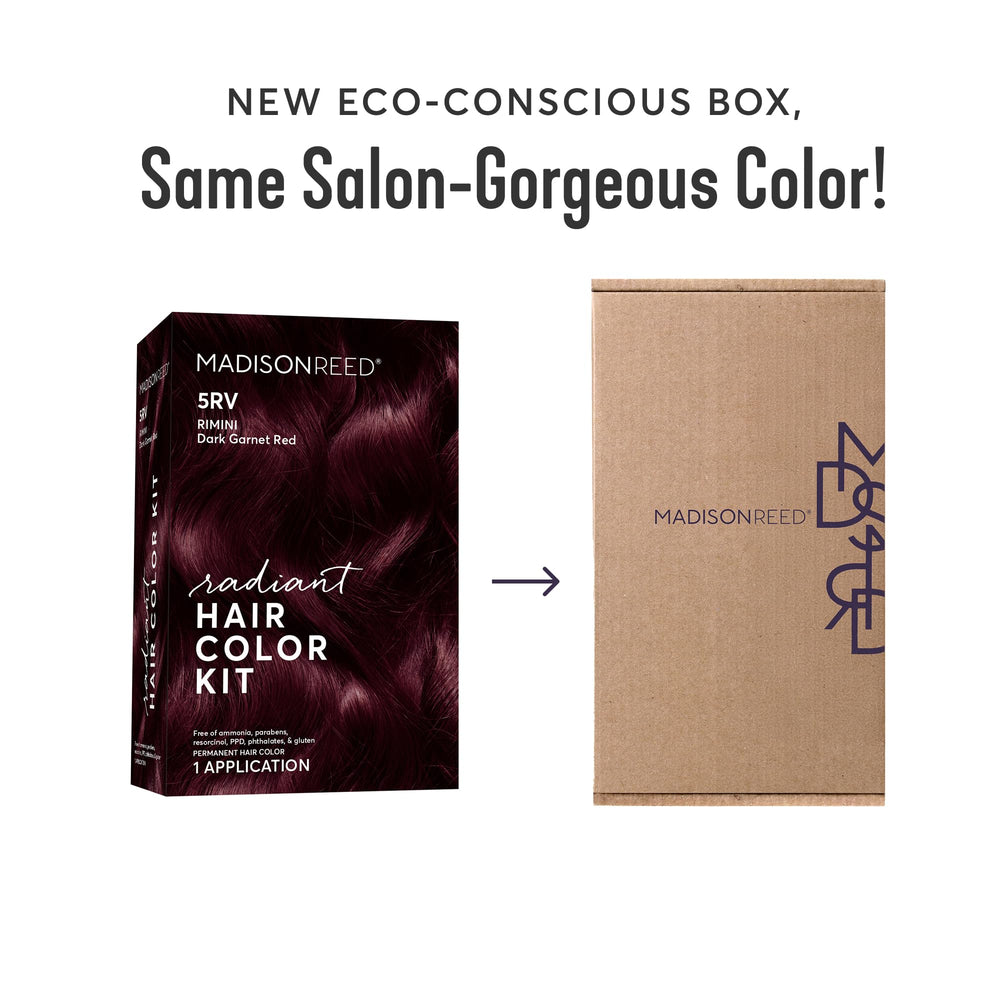 Madison Reed Radiant Color cream bottle for full-head vibrant shade delivery