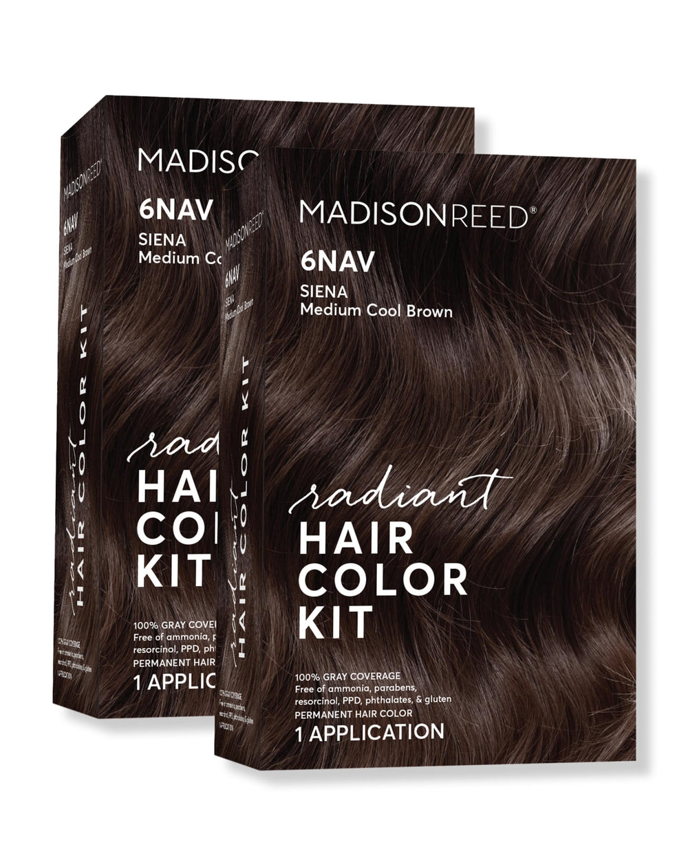 Madison Reed Radiant Color Kit 6NAV cream color swatch for rich, even application.