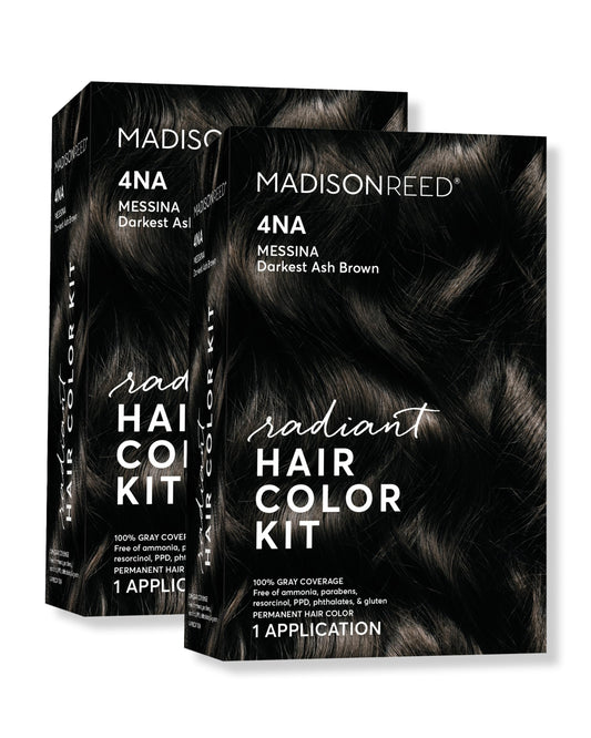 Madison Reed Radiant Color Kit cream color for ash brown blends grays naturally.