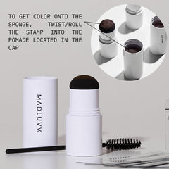 MADLUVV long-lasting formula resists sweat and water for defined brows.